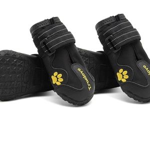 TRUE LOVE Dog Shoes Waterproof Anti-Slip Rain Boots with Reflective [NWOT]